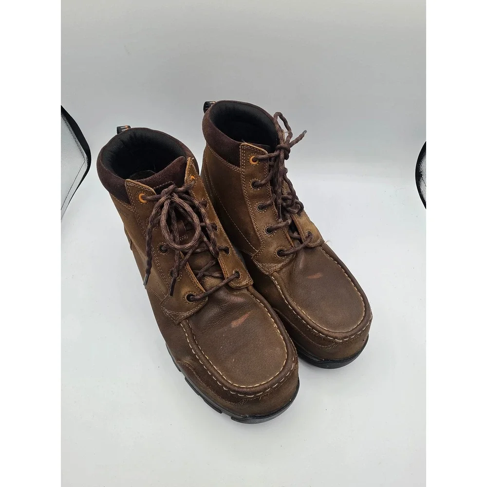 Ariat Work Mens Brown Leather Composite Toe Static Dissipative Boots 12EE